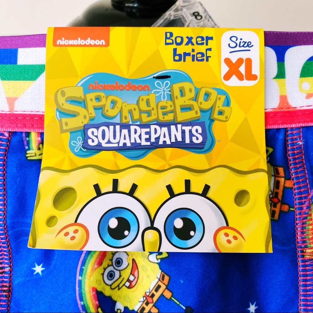 Crazy Boxer Spongebob Imagination Rainbow Boxers - Picture 3 of 8